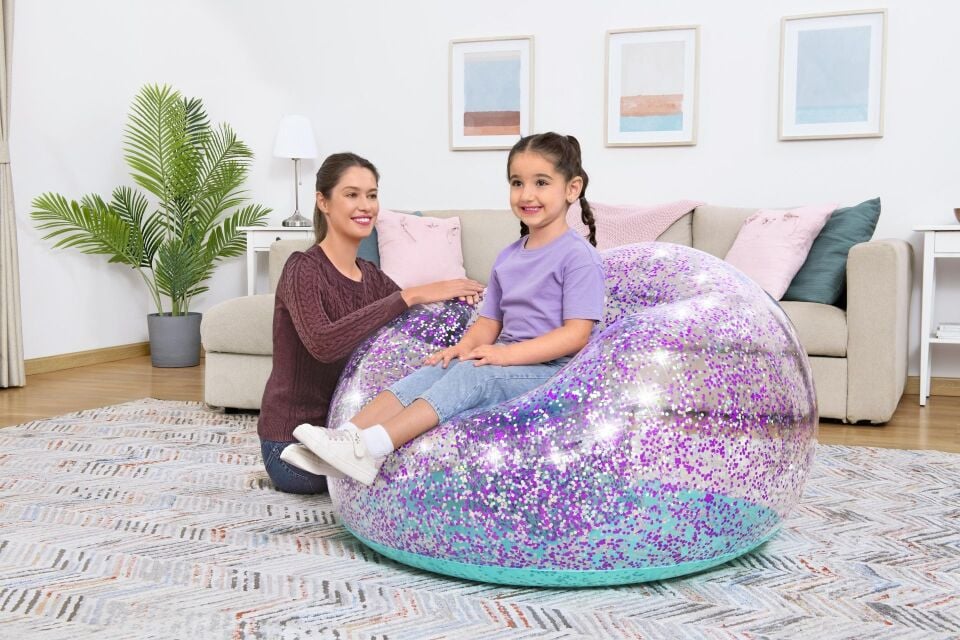 Bestway Glitter Dream™ Inflate-A-Chair Çocuklar İçin Şişme Koltuk