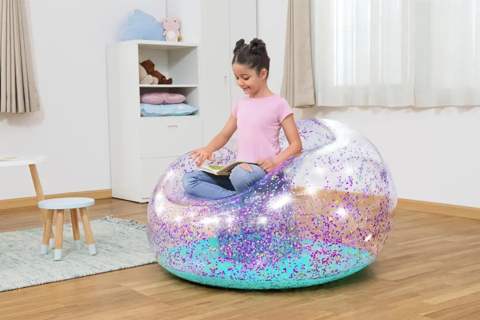 Bestway Glitter T Dream™ Inflate-A-Chair Çocuklar İçin Şişme Koltuk