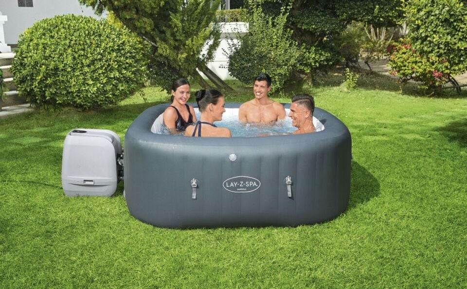Lay-Z-Spa Hawaii HydroJet Pro Şişme Spa Havuzu  (4-6 Kişilik)