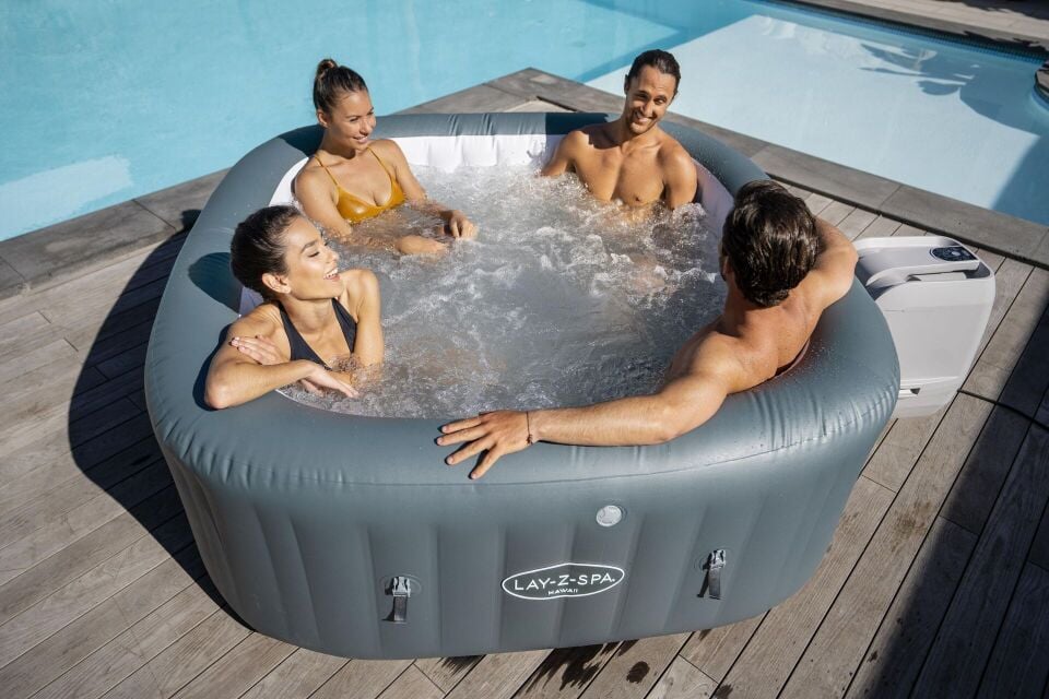 Lay-Z-Spa Hawaii T HydroJet Pro Şişme Spa Havuzu  (4-6 Kişilik)