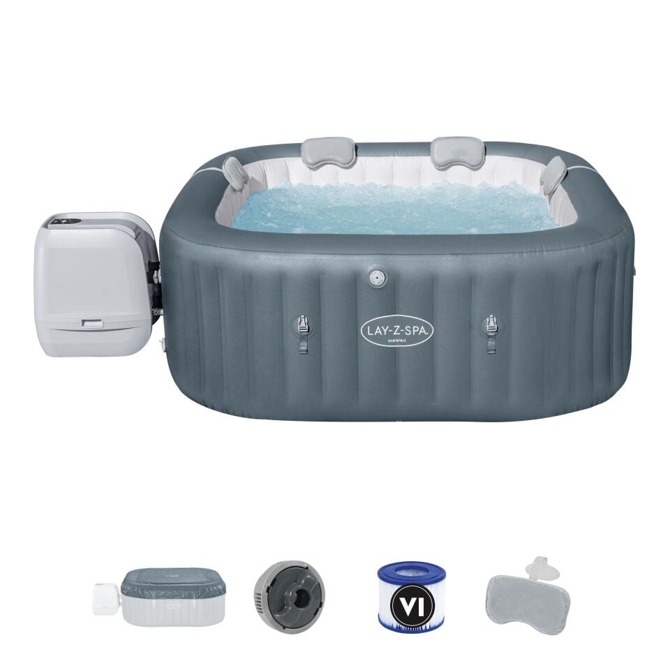 Lay-Z-Spa Hawaii T HydroJet Pro Şişme Spa Havuzu  (4-6 Kişilik)