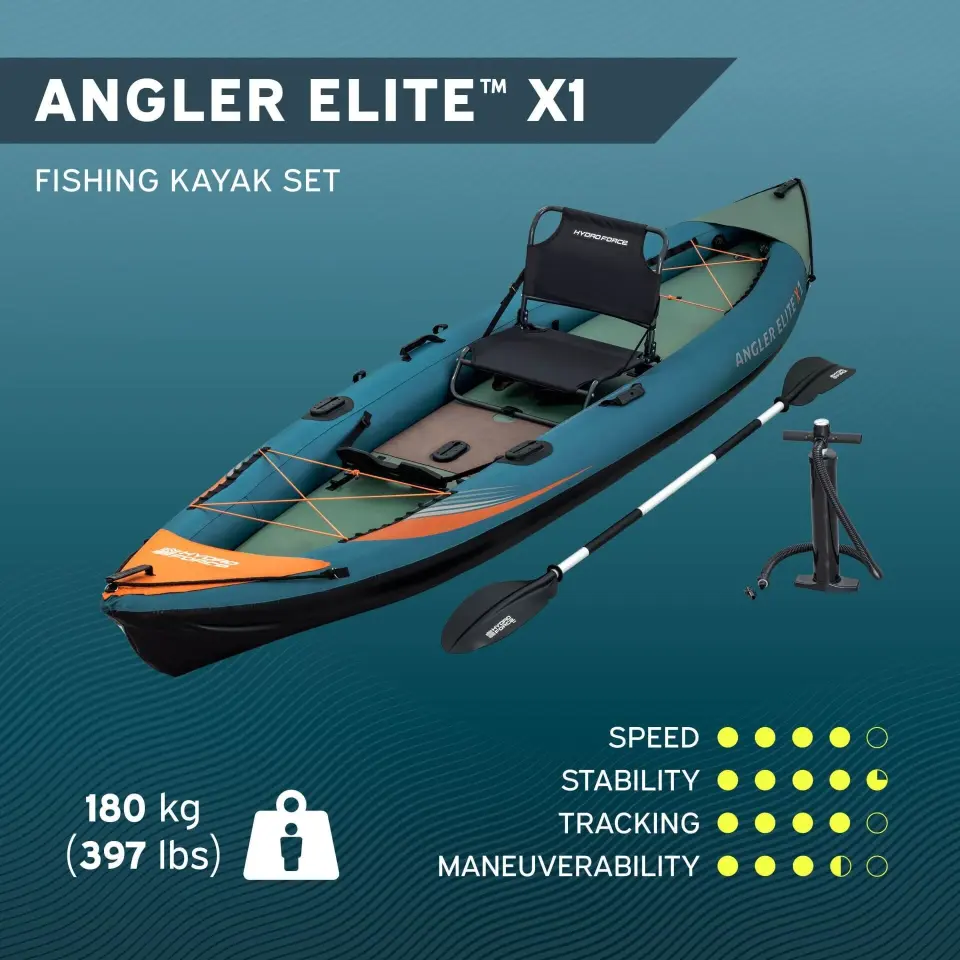Bestway Hydro-Force Angler Elite X1 Balıkçı Kano Seti -65197