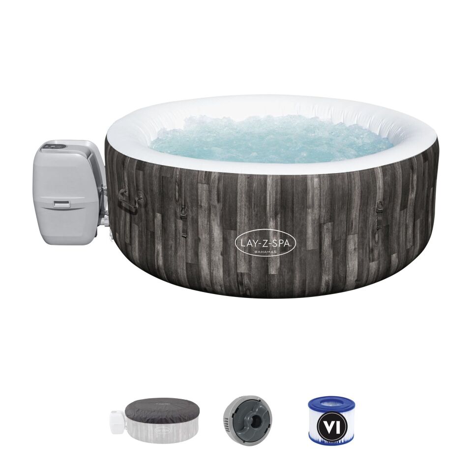 Lay-Z-Spa 60005 Bahamas AirJet Şişme Spa Havuzu, 2-4 kişilik