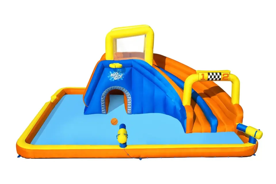 H2OGO! 53377 Super Speedway Çocuklar İçin Şişme Su Parkı 2.65 m