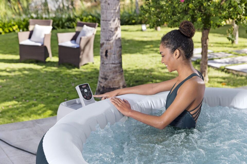 Lay-Z-Spa 6001D Miami AirJet Enerji Tasarruflu Şişme Spa Havuzu,4-6 kişilik