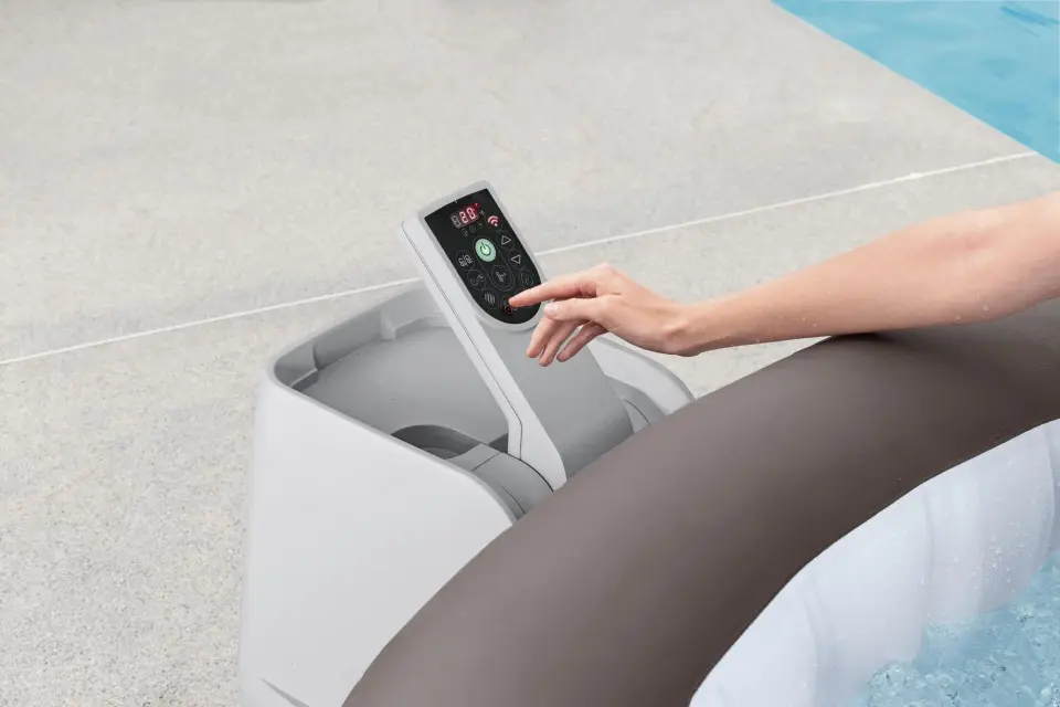 Lay-Z-Spa 6001S Dominica Smart HydroJet Enerji Tasarruflu Şişme Spa Havuzu, Mobil Uygulama Kontrollü, 4-6 kişilik