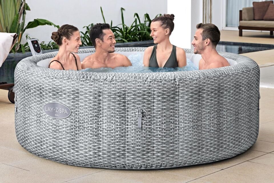 Lay-Z-Spa 6001N Bali Smart AirJet Enerji Tasarruflu Şişme Spa Havuzu, Mobil Uygulama Kontrollü, 4-6 kişilik