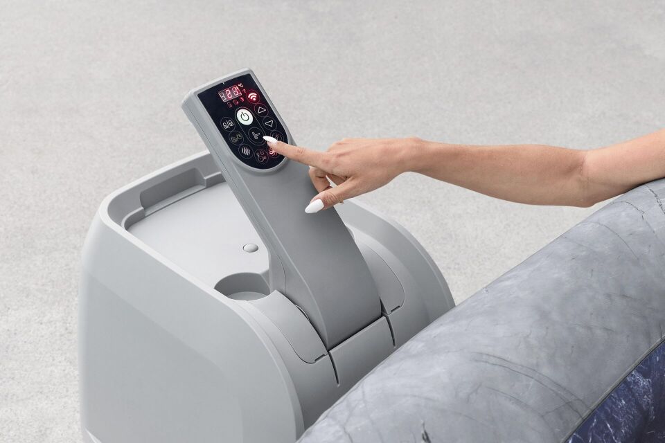 Lay-Z-Spa 6001Q San Francisco Smart HydroJet Pro Enerji Tasarruflu Şişme Spa Havuzu, Mobil Uygulama Kontrollü, 5-7 kişilik