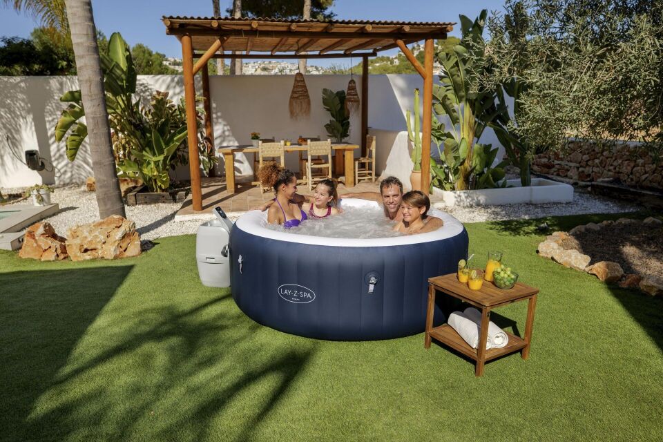 Lay-Z-Spa 6001C Miami AirJet Enerji Tasarruflu Şişme Spa Havuzu, 2-4 kişilik