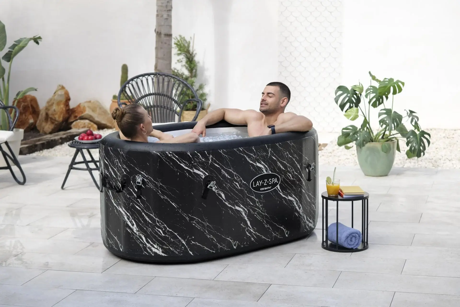 Lay-Z-Spa 6002Q Glacial Dip Soğuk Terapi Buz Banyosu Küveti, 2 Kişilik