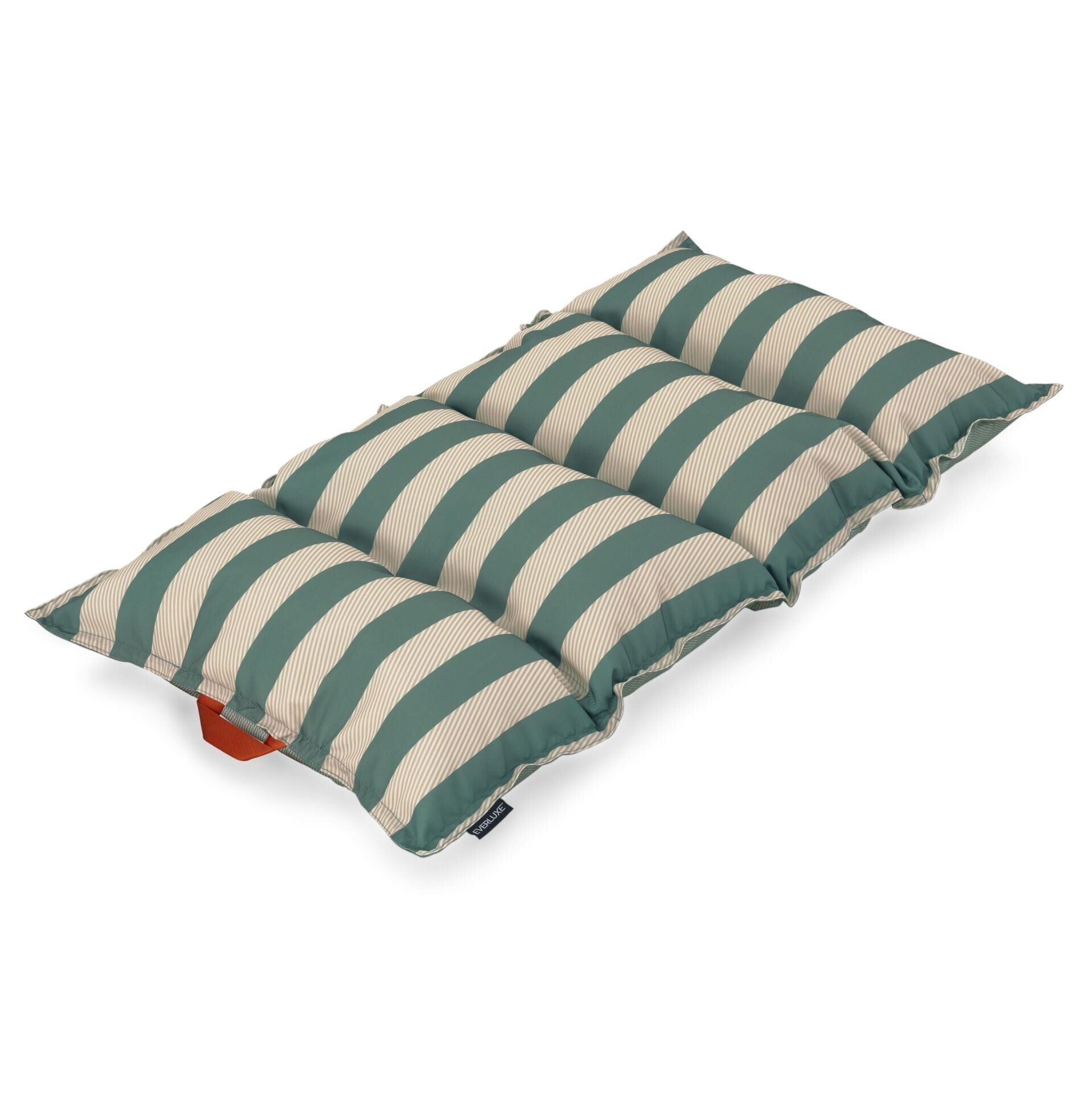 EVERLUXE Lüks Kumaş Kaplamalı Deniz Yatağı, Taşıma Saplı 1.83m x 90cm x 20cm