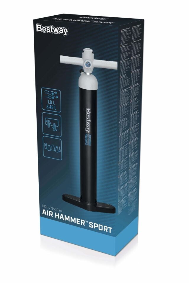 Bestway® 62227 Air Hammer™ Spor Yüksek Basınçlı Manuel Hava Körüğü