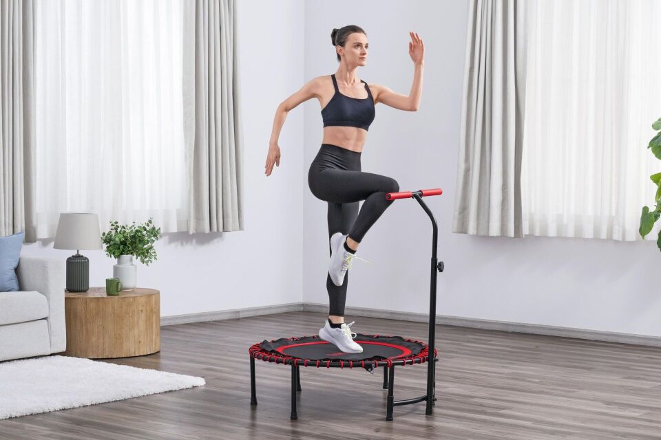 Bestway 59124 Aerobounce Egzersiz ve Fitness Trambolini 102cm x 135cm - Kırmızı