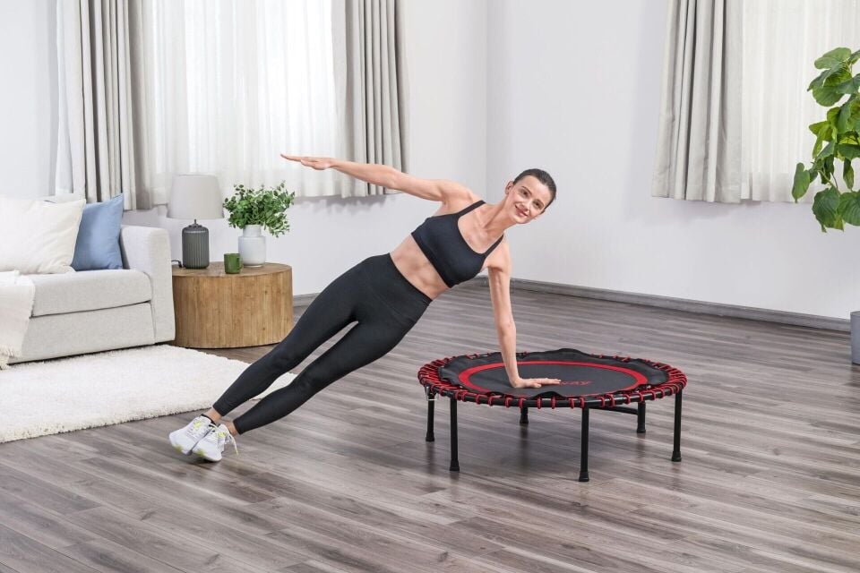 Bestway 59124 Aerobounce Egzersiz ve Fitness Trambolini 102cm x 135cm - Kırmızı