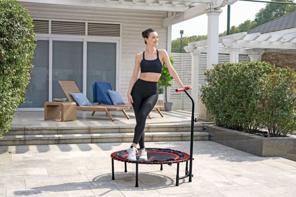 Bestway 59124 Aerobounce Egzersiz ve Fitness Trambolini 102cm x 135cm - Kırmızı