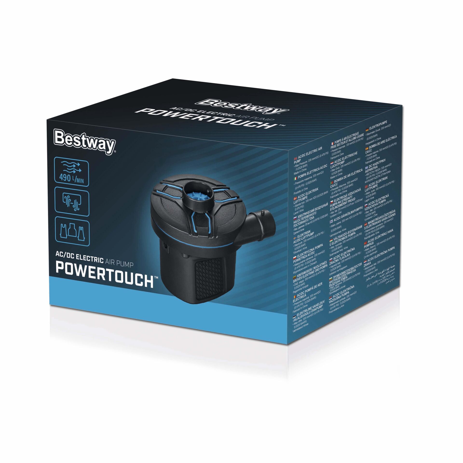 Bestway 62255 PowerTouch Ev ve Araç Tipi Elektrikli Hava Pompası
