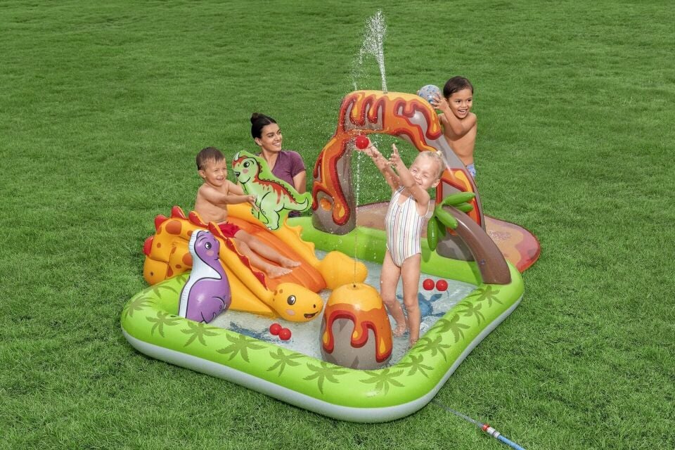 Bestway 53172 Volcano Springs Şişme Su Oyun Parkı ve Havuz 2,62 m x 1,88 m x 1,02 m