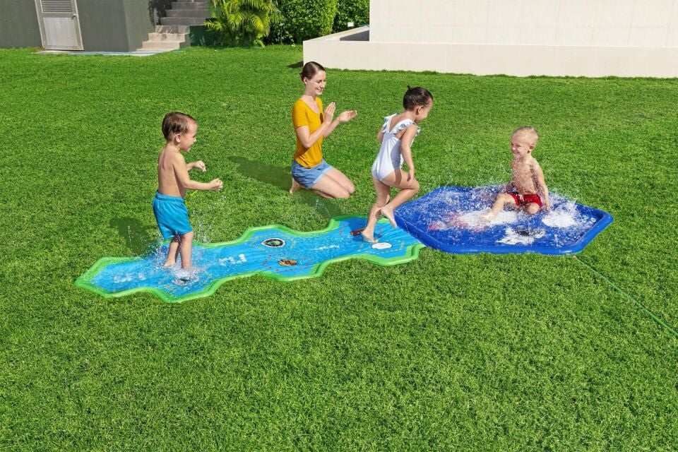 Bestway 52571 Cosmic Adventure Uzay Macerası Fıskiyeli Oyun Matı
