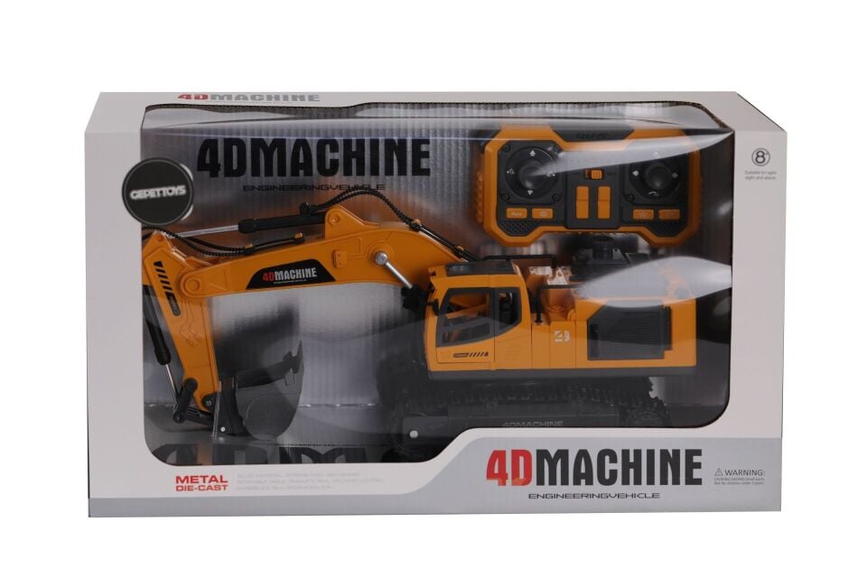 Go Toys Metal Ağızlı Duman Atan Knt,excavator 4D-E1