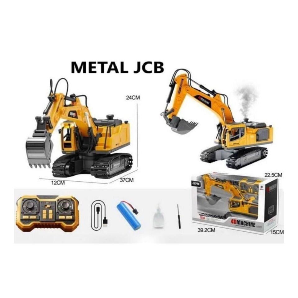 Go Toys Metal Ağızlı Duman Atan Knt,excavator 4D-E1