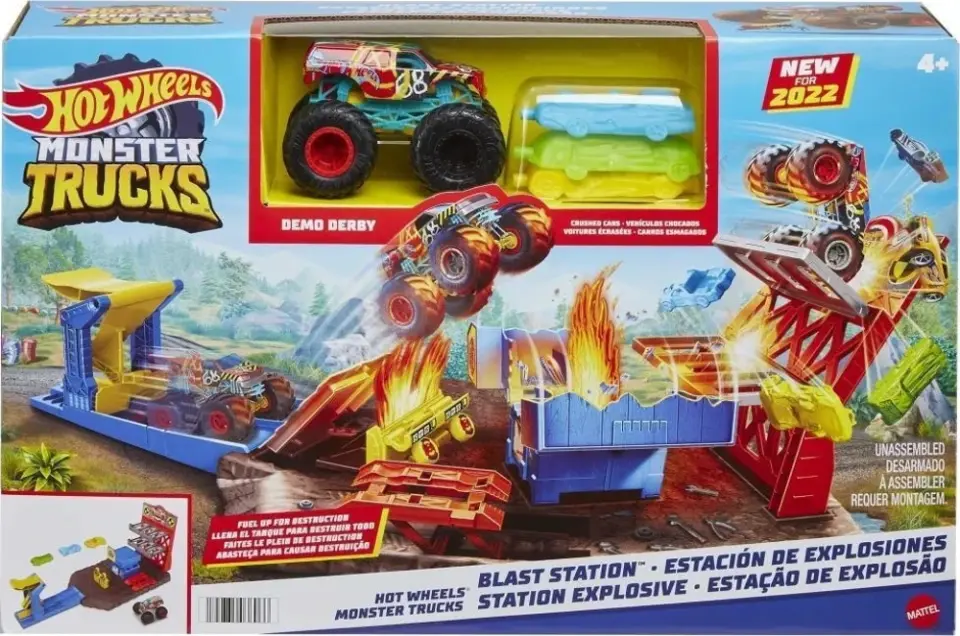 Hot Wheels Monster Truck Patlama İstasyonu HFB12