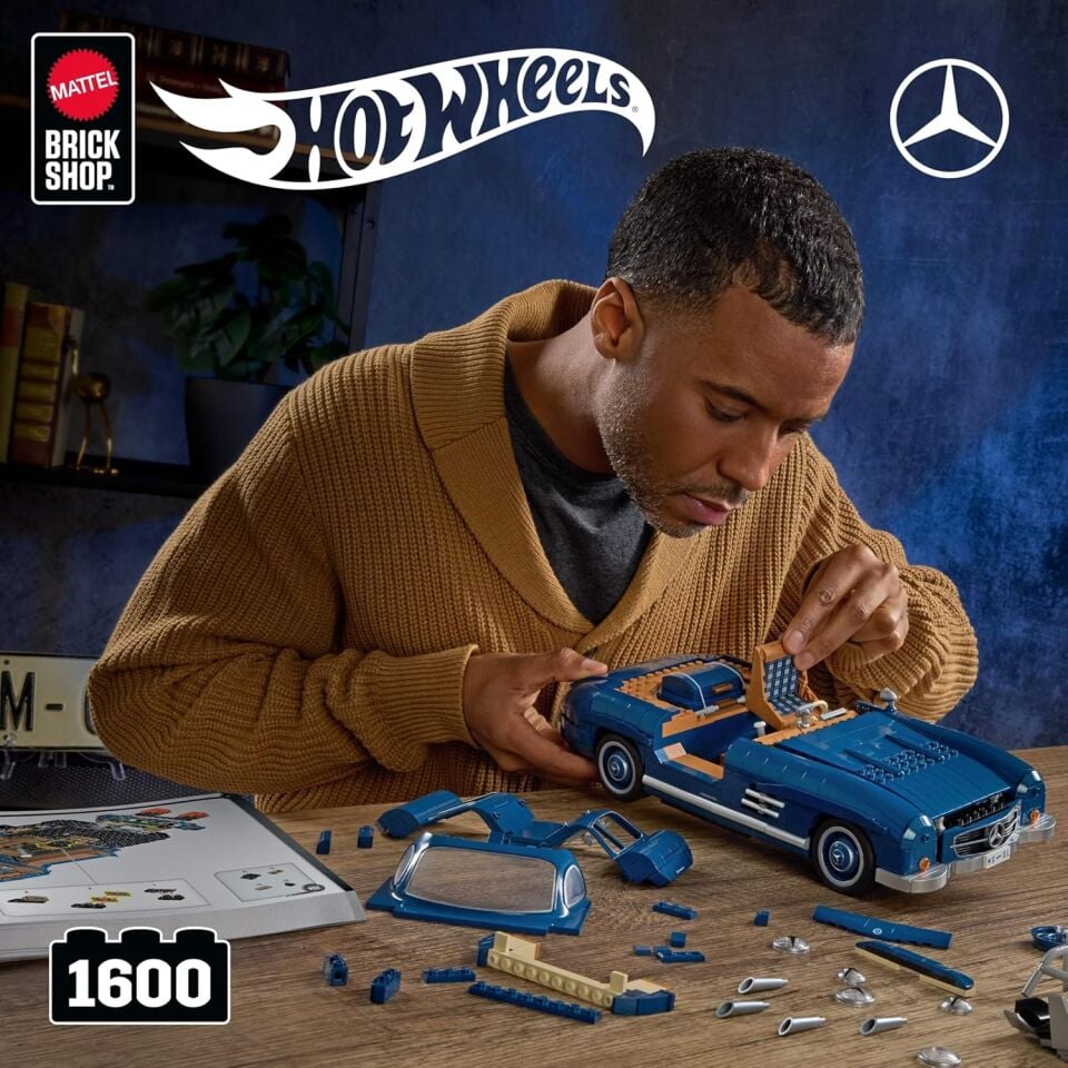 Hot Wheels Premium Mercedes Benz 300 Sl Yapı Blokları HWW25