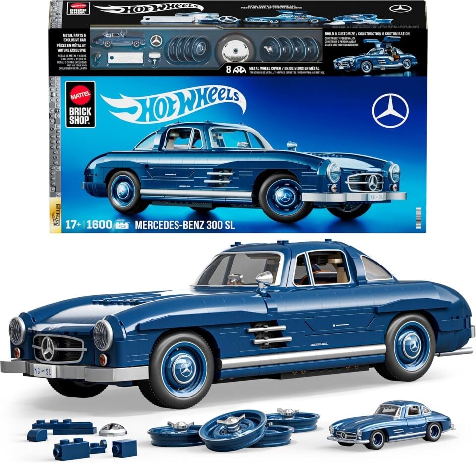Hot Wheels Premium Mercedes Benz 300 Sl Yapı Blokları HWW25