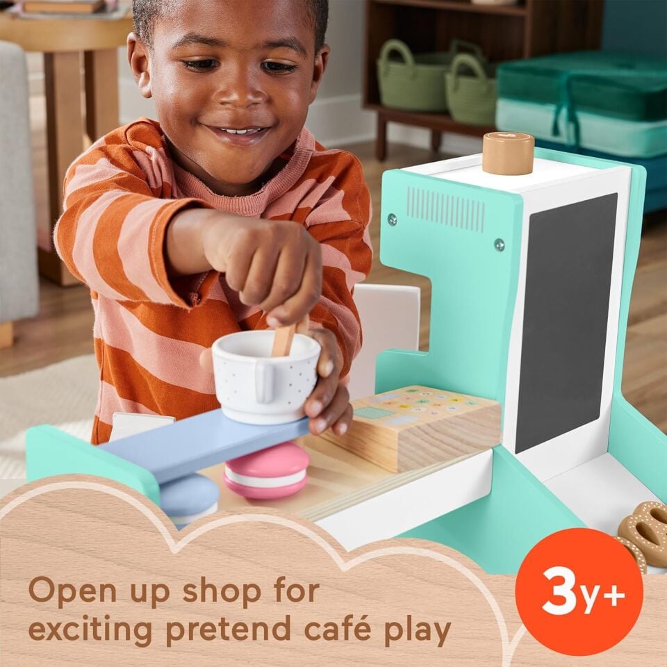 Fisher-Price Ahşap Kahve Dükkânı Seti HXV22