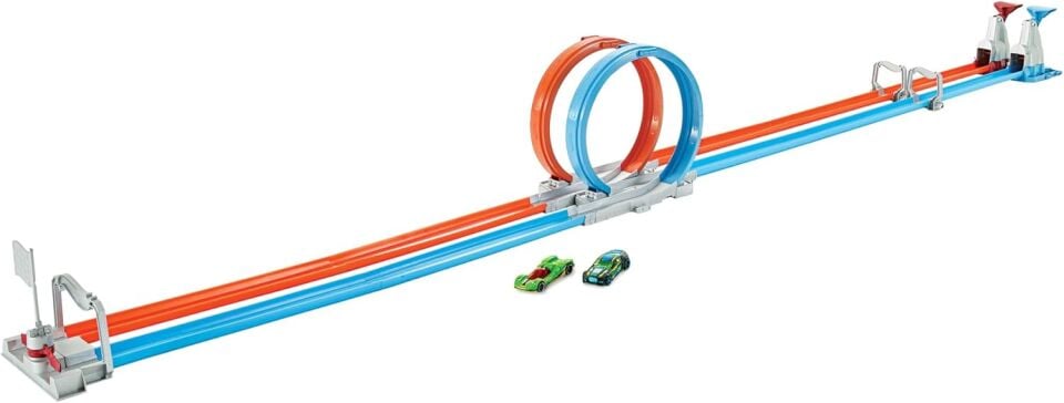 Hot Wheels Çift Çemberde Depar Pist Seti GFH85