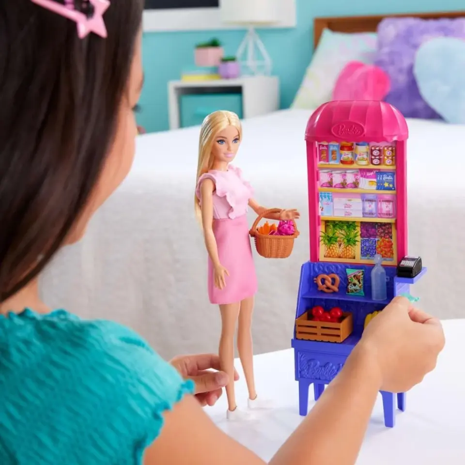 Barbie Malibu Markettebebek ve Oyun Seti JCT05