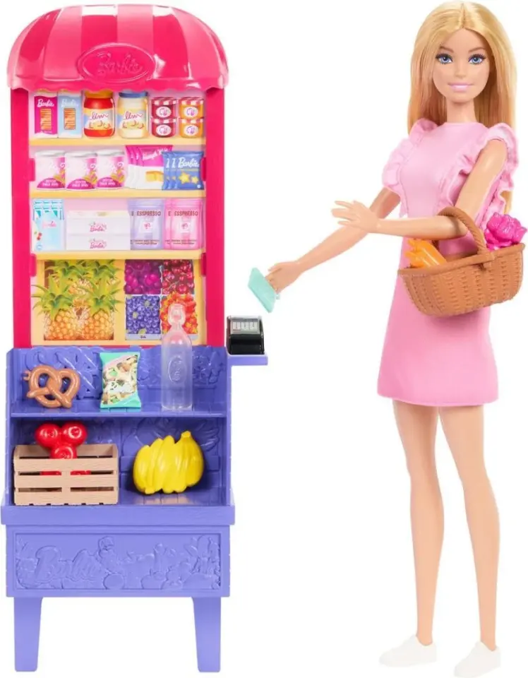 Barbie Malibu Markettebebek ve Oyun Seti JCT05