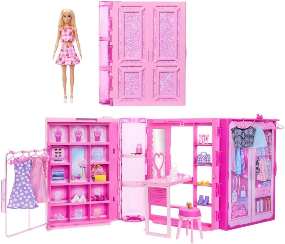 Barbie Rüya Gardırobu ve Bebek HXD58