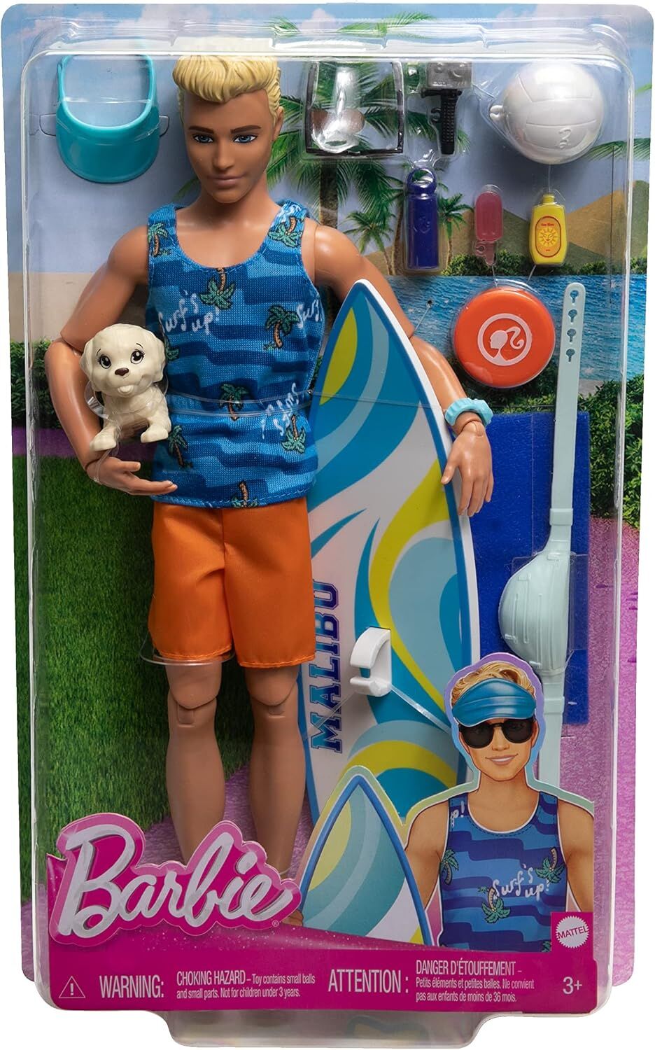 Barbie Ken Sorf Yapıyor Oyun Seti HPT50