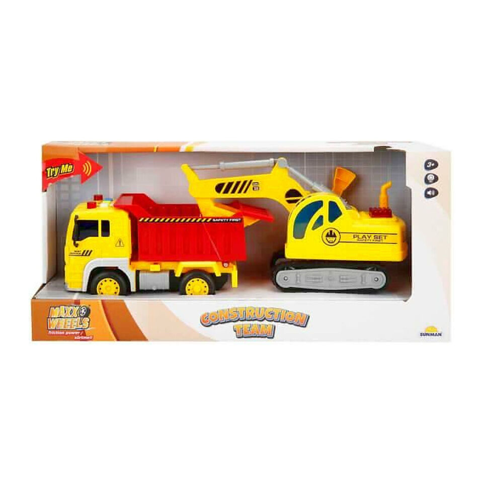 Sunman 1/20 İnşaat Araçları 2 Adet S00001999-WY570C