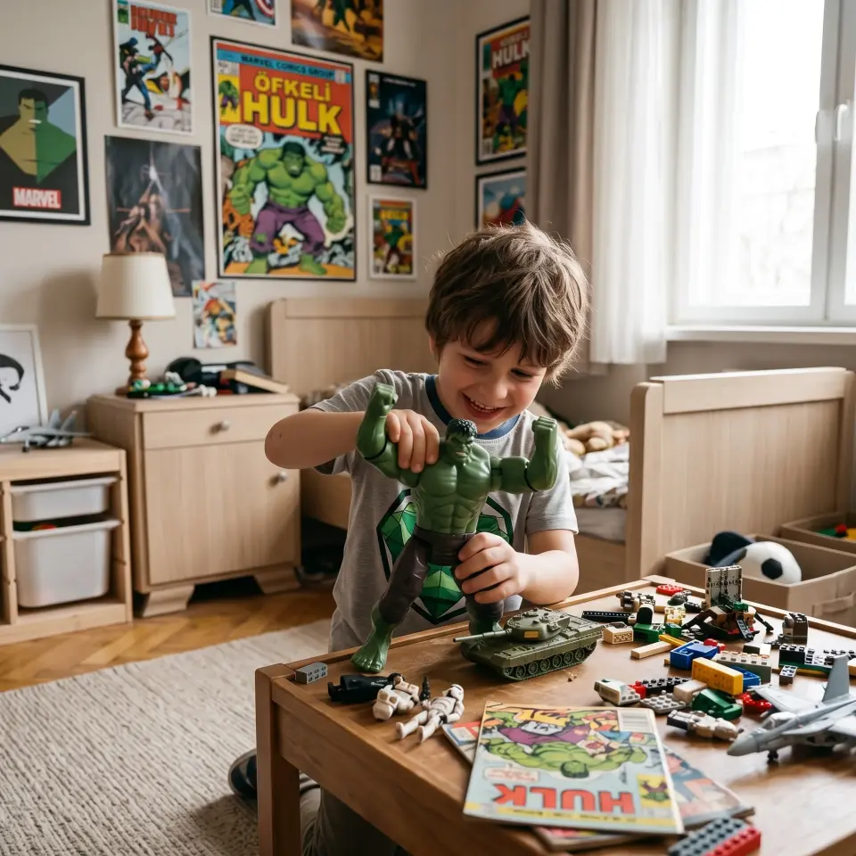 Spider-Man Büyük Boy Titan Deluxe Hulk Figürü