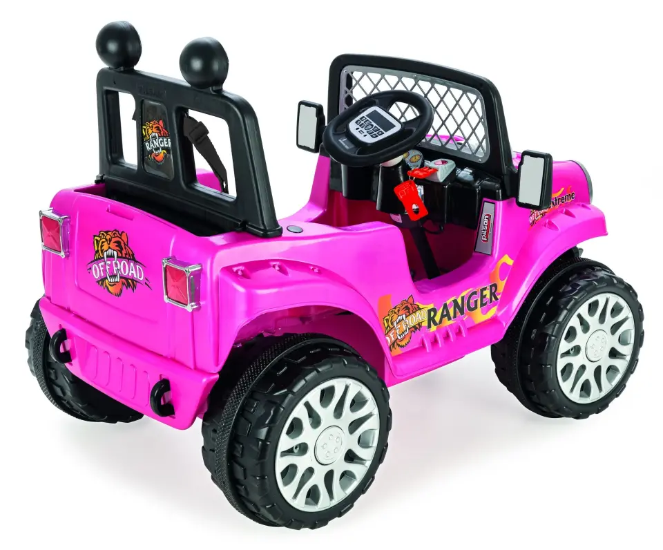 Pilsan Ranger Akülü Araba 12 V M,pembe 05-107-P