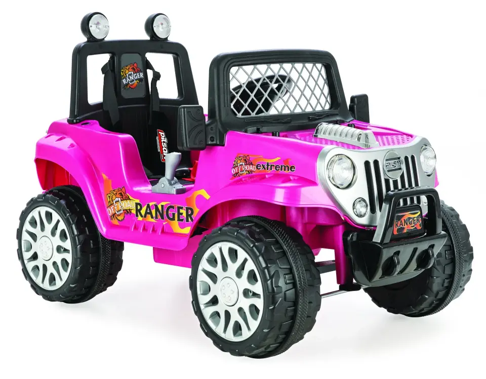 Pilsan Ranger Akülü Araba 12 V M,pembe 05-107-P
