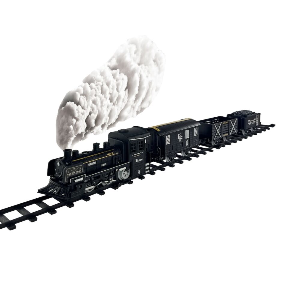 Vardem Işıklı Sesli Buharlıı Tren 15 Parça FF-1603C-4C