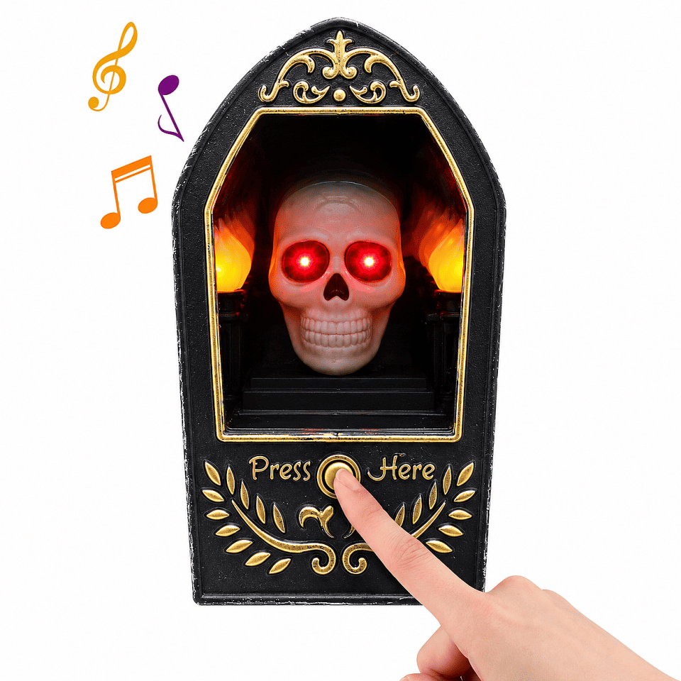 Orcan Işıklı Halloween Kapı Zili HLW-27966
