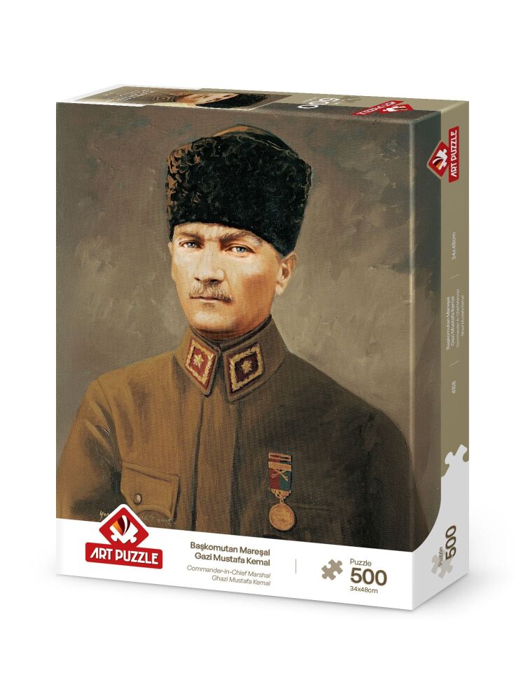 Art Puzzle 500 Parça Puzzle Başkomutan Mareşal Gazı 4158