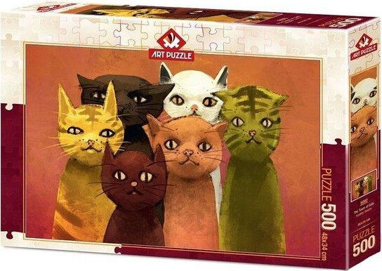 Art Puzzle 500 Parça, Kediler Takımı 5092