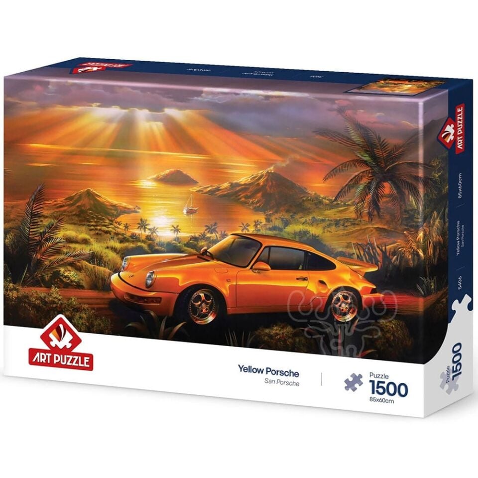 Art Puzzle Sarı Porsche 1500 Parça 5406