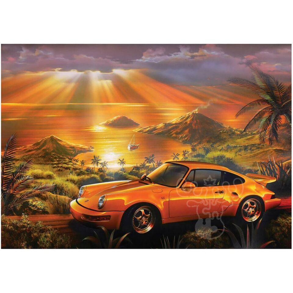 Art Puzzle Sarı Porsche 1500 Parça 5406