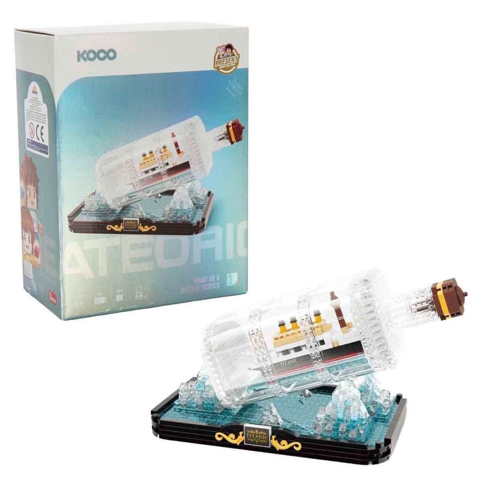 Koco Şişede Gemi Titanic 918 Parça S01003001