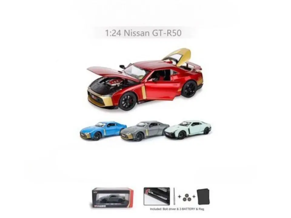 Kızılkaya Nissan GTR 1:24 Işıklı Sesli Kutulu DC24243