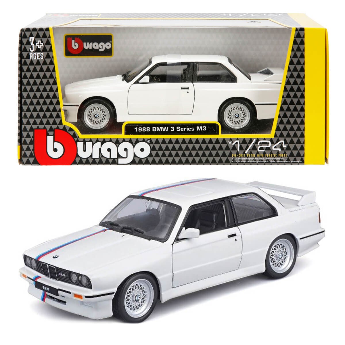 Bburago 1/24 BMW M3 1988 2 Asorti S00021100