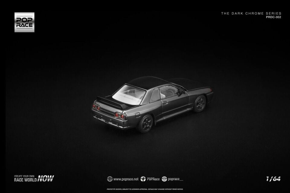 Pop Race GT-R R32 Dark Chrome PRDC002