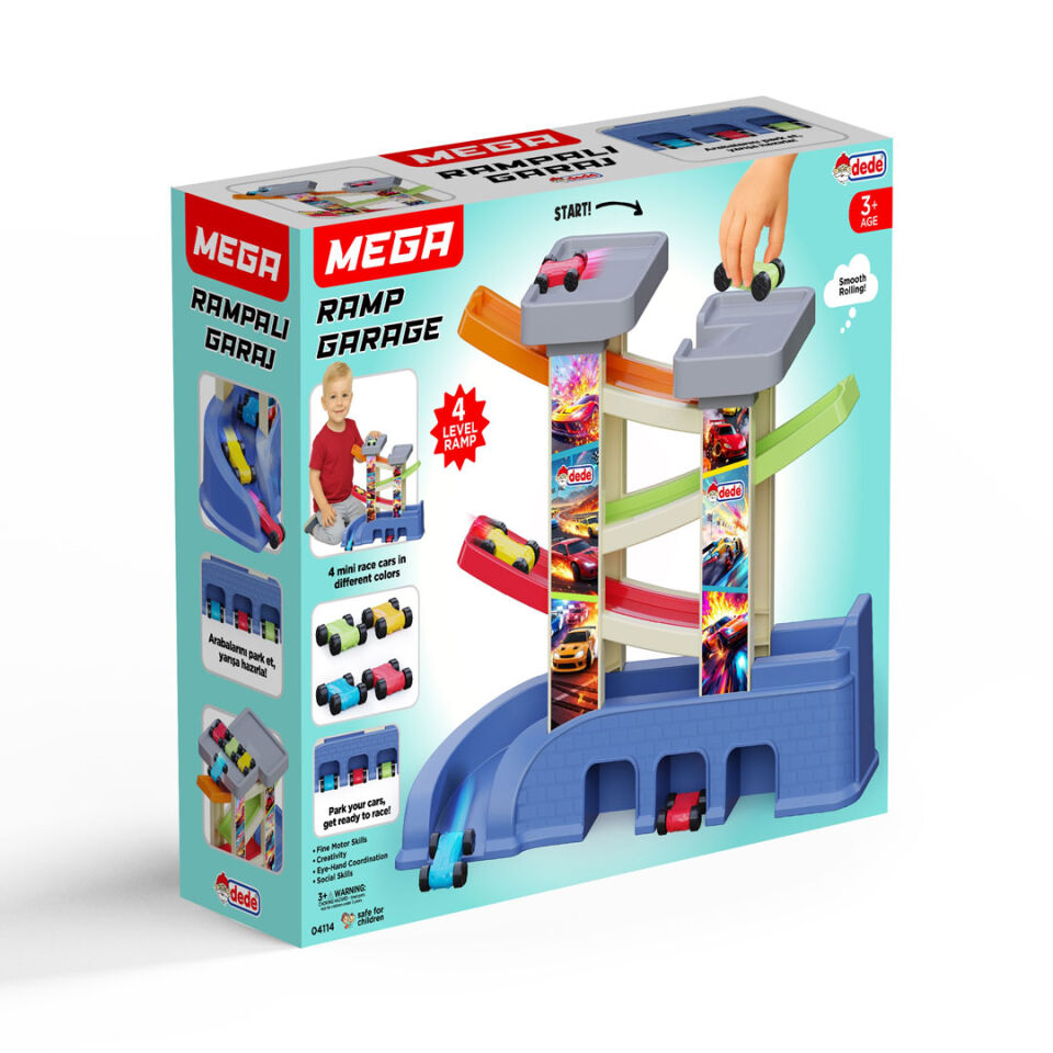 Fen Toys Mega Rampalı Garaj 4 Katlı 04114