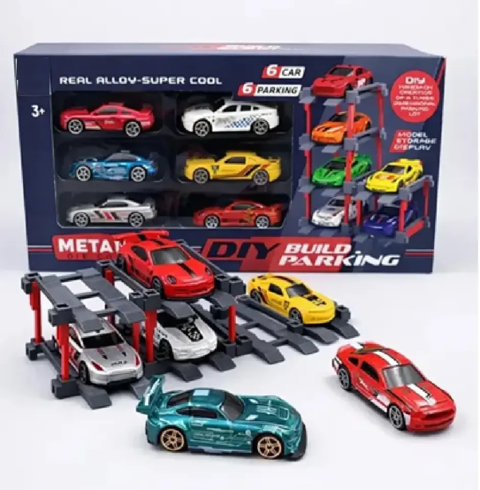 Can Toys Kutuda 6 Adet Garajlı Araba 64006-6