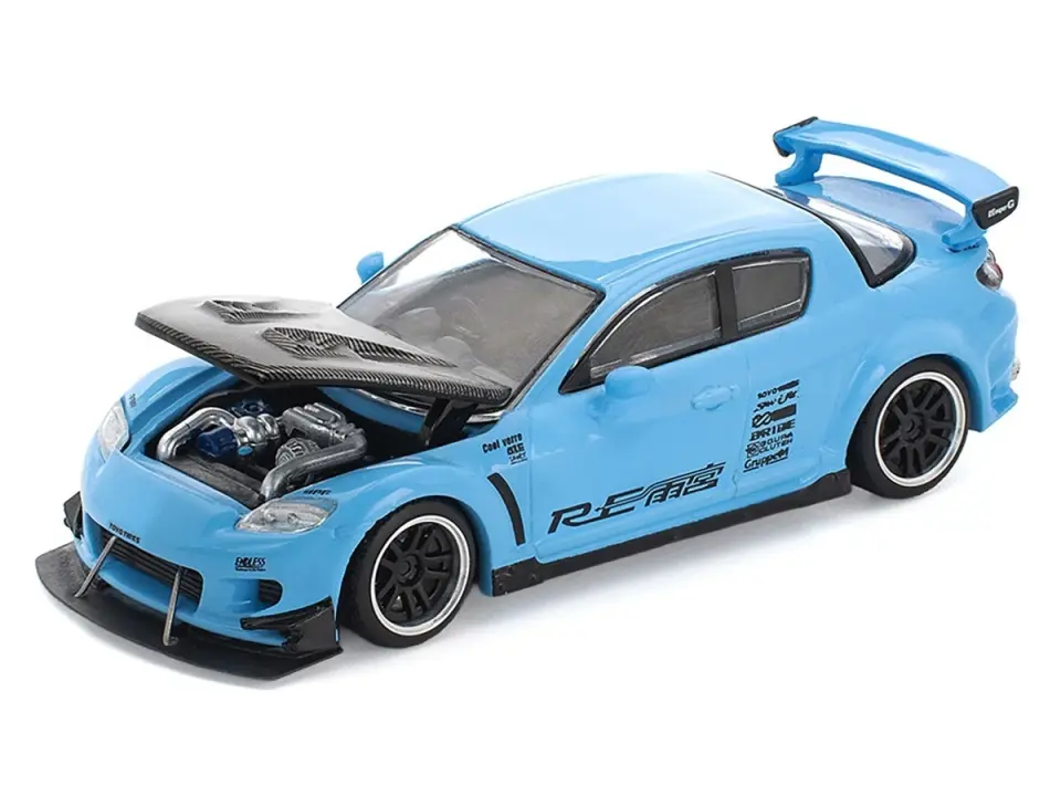Pop Race Mazda Rx-8 RE Amemiya - Light Blue PR640270